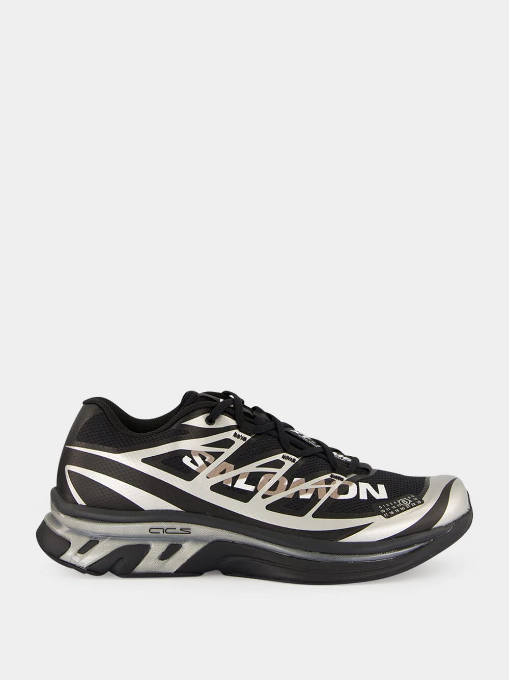 Black Salomon Silver Sneakers