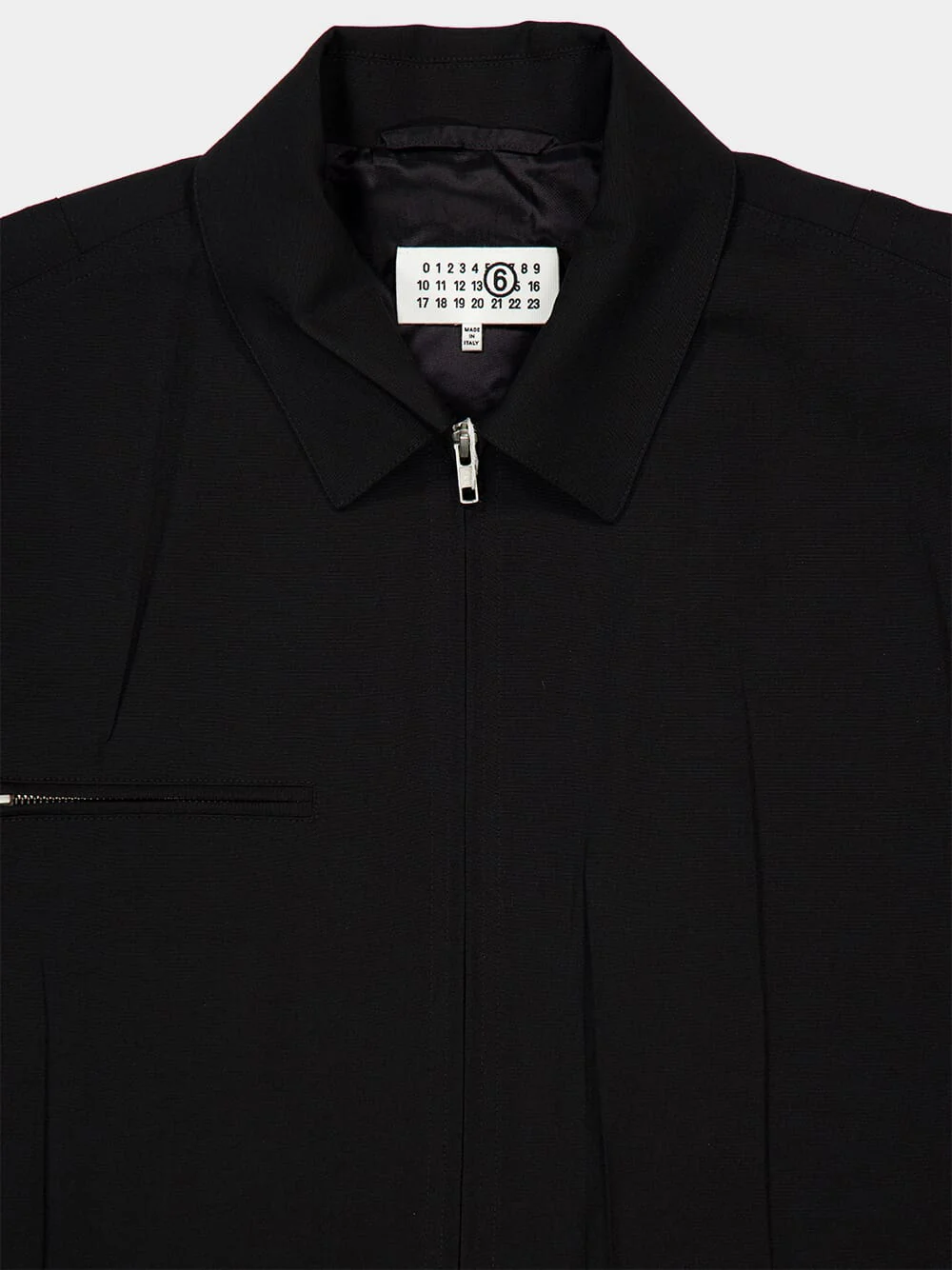 Black Virgin Wool-Blend Sport Jacket - Image 3