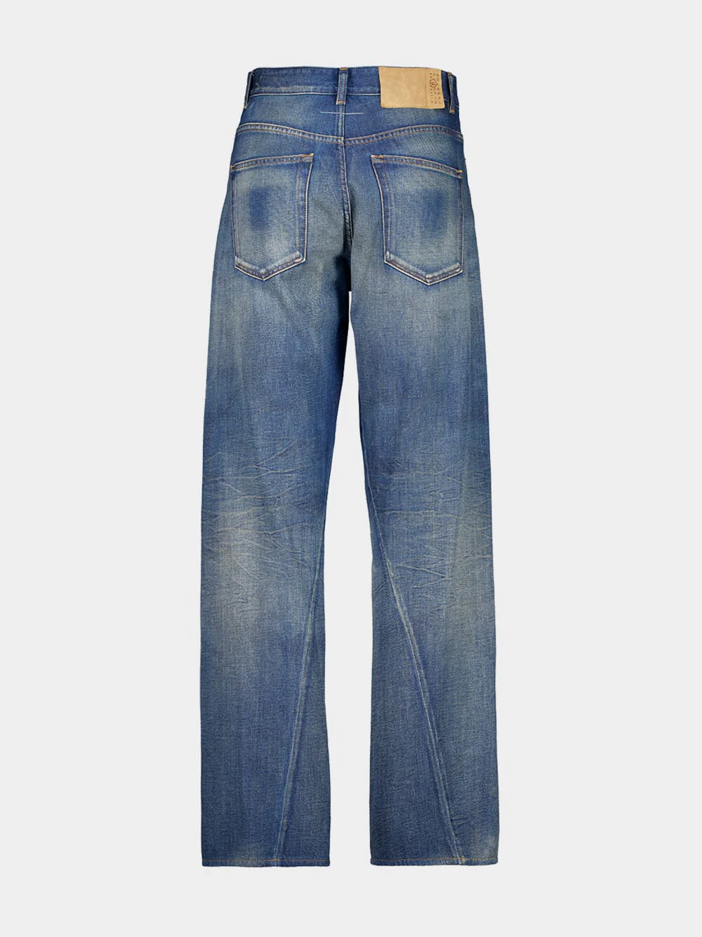 Blue Wide-Leg Jeans - Image 3