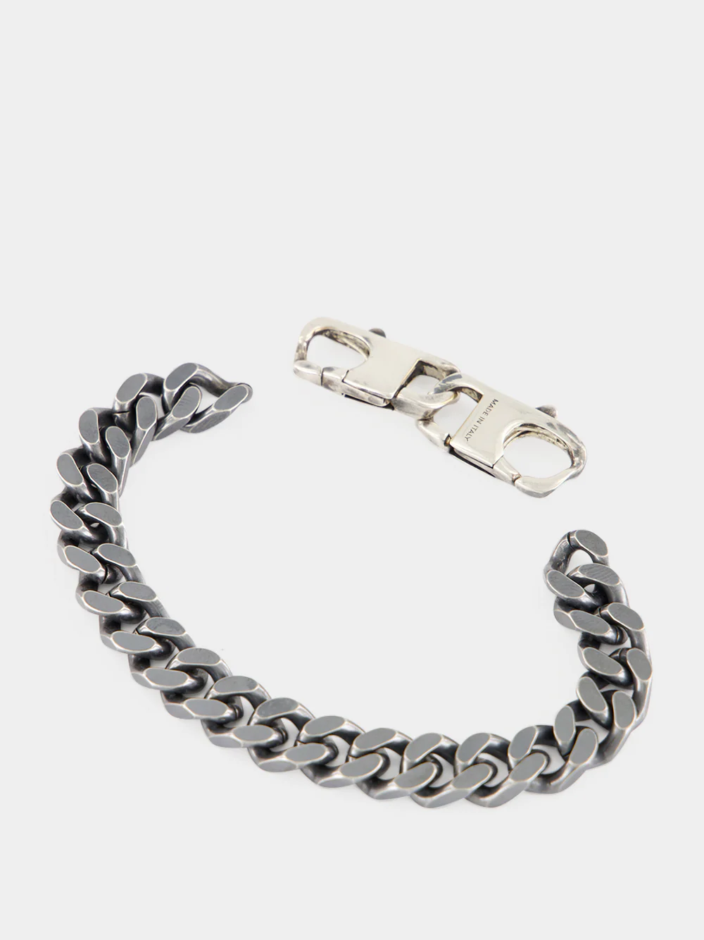 Silver Brass Chain Bracelet - Image 3