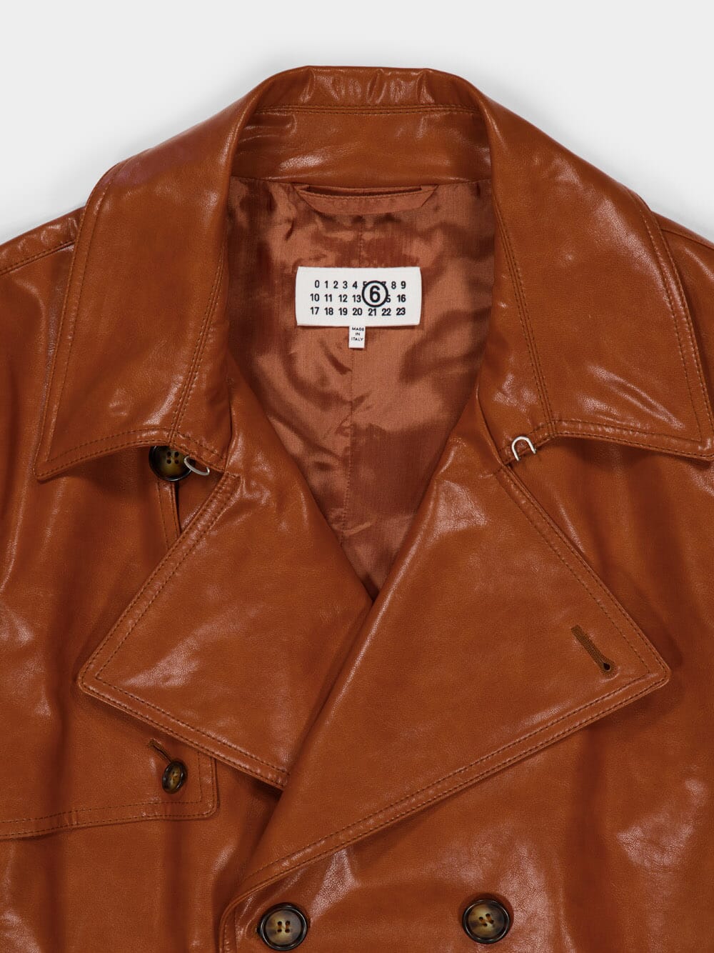 Caramel Belted Trench Coat - Image 3