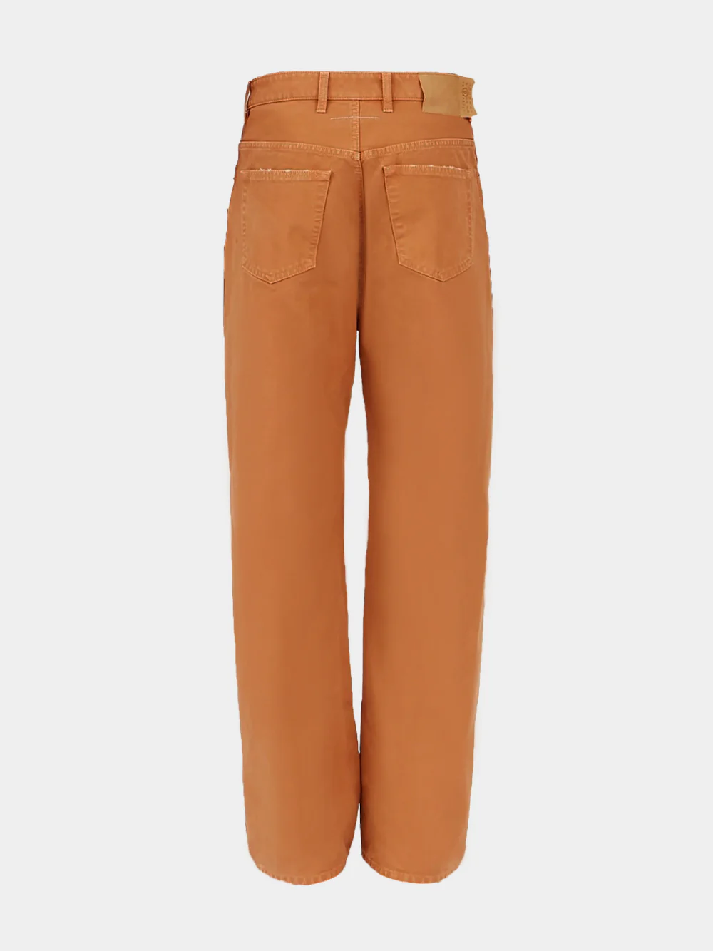 Caramel Brown Wide-Leg Trousers - Image 2