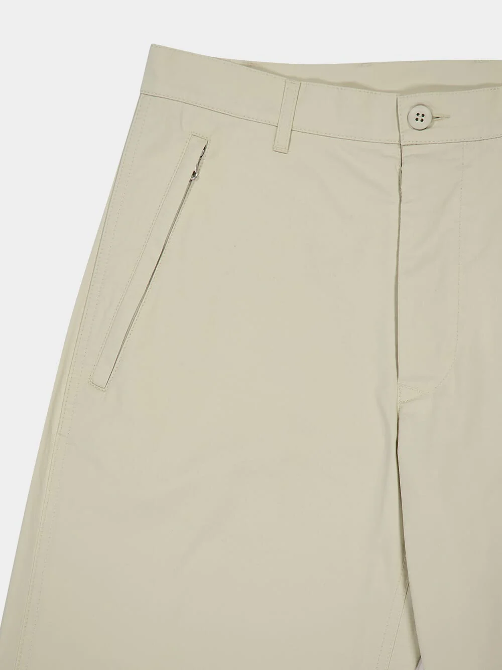 Cream Loose Fit Cotton Pants - Image 3