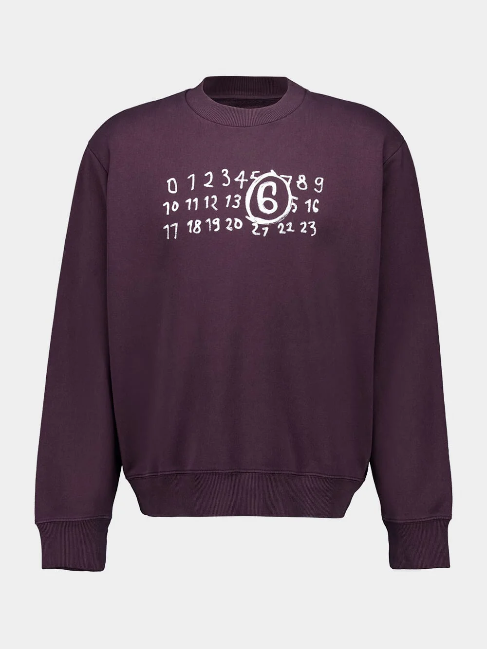 Dark Purple Jersey Sweatshirt