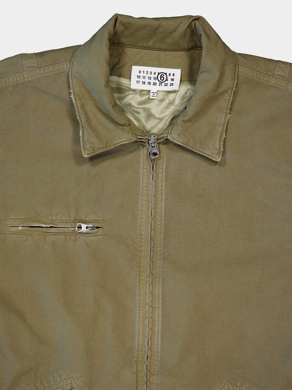 Distressed Zipped Denim Jacket - Image 3