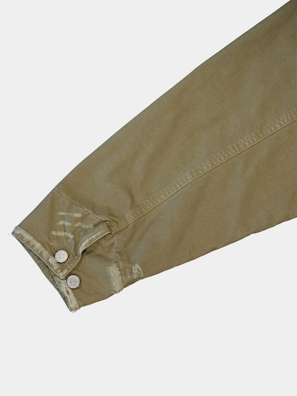 Distressed Zipped Denim Jacket - Image 4