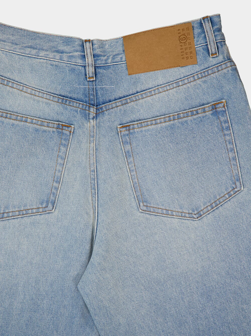 Light Blue High-Waisted Denim Trousers - Image 6