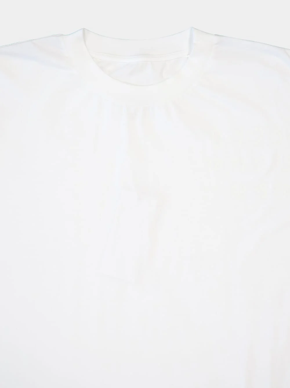 White Cotton Numbers Printed Crewneck T-Shirt - Image 3
