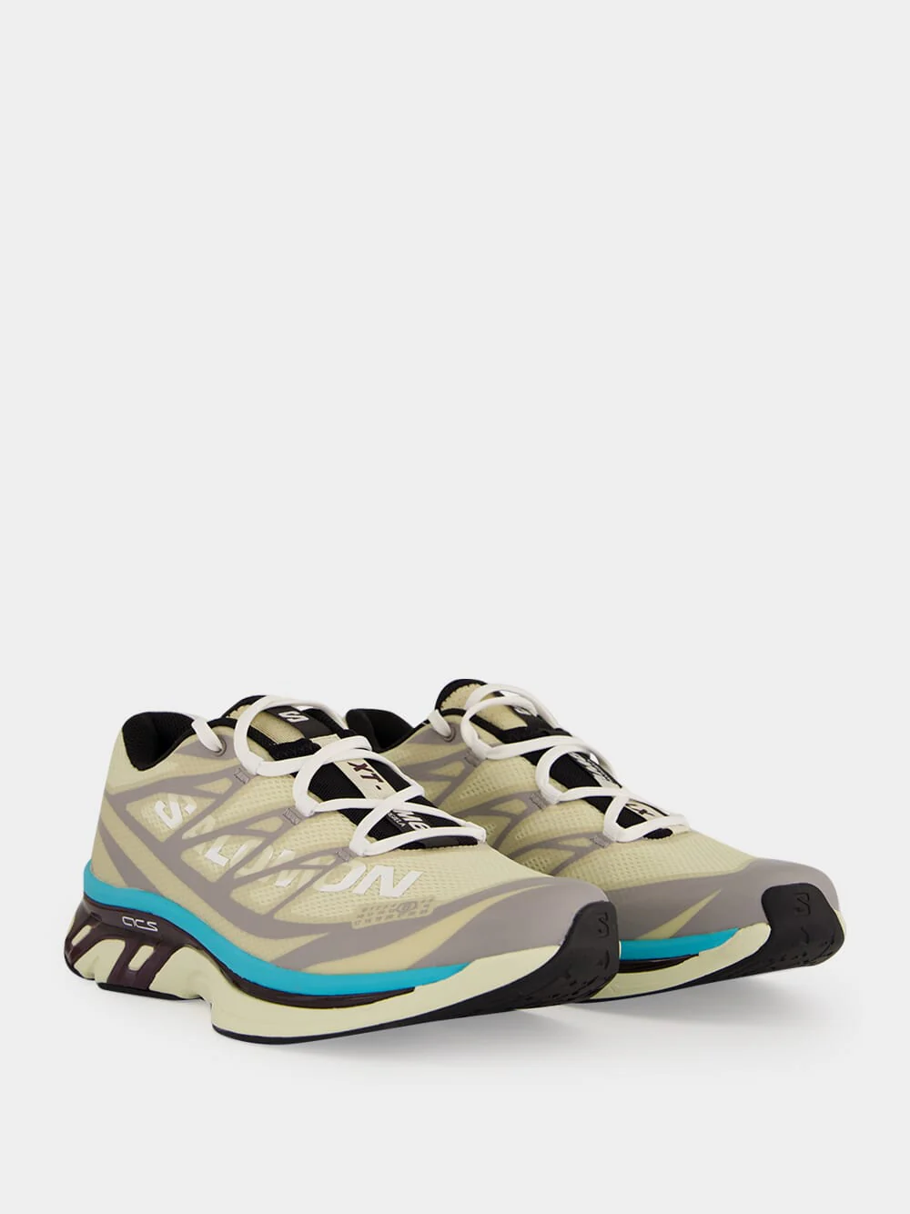 Gull and Blue Salomon XT Low-Top Sneakers - Image 4