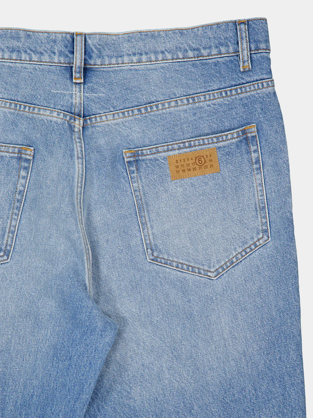Light Blue Bootcut Denim Jeans - Image 6