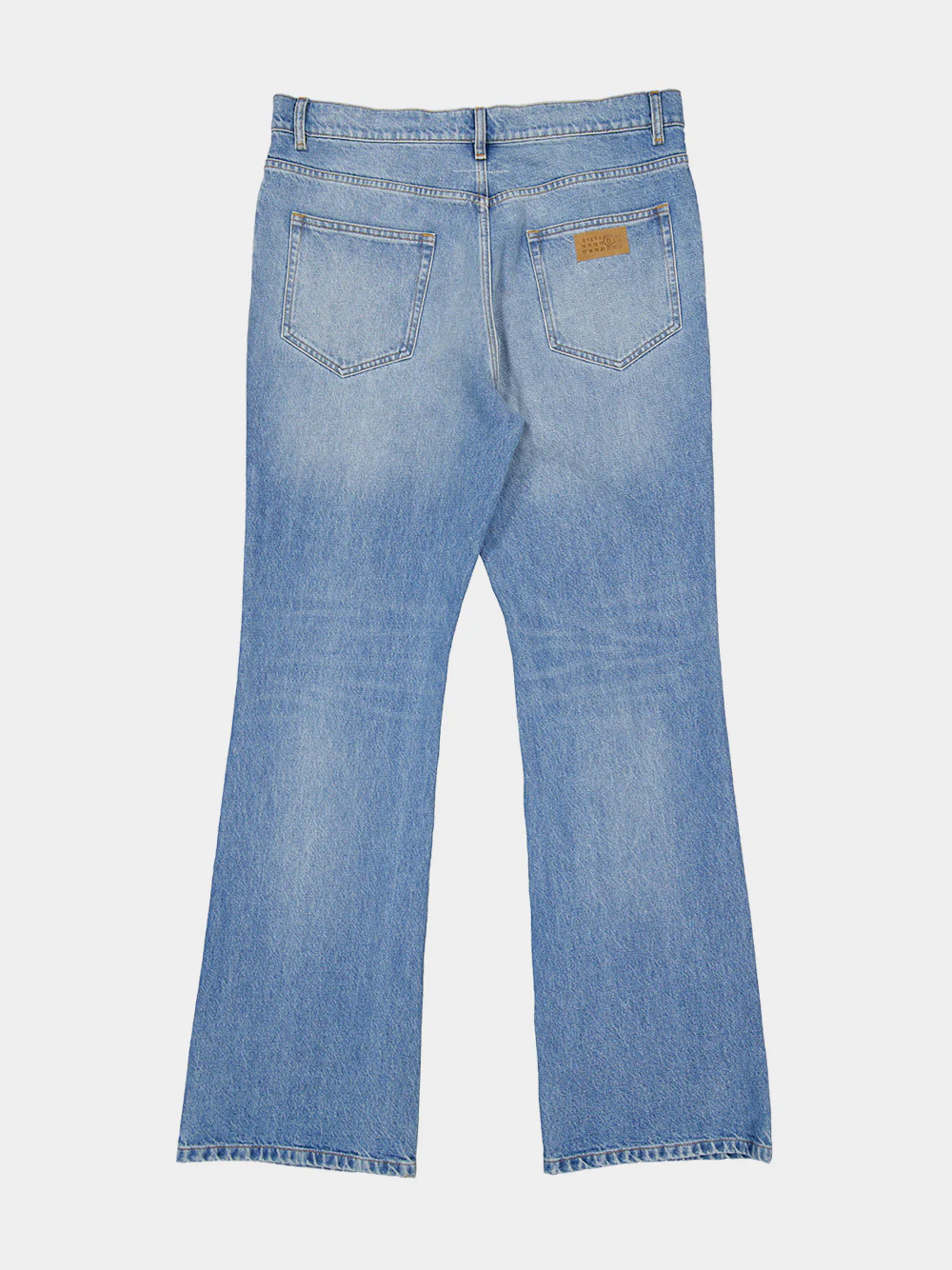 Light Blue Bootcut Denim Jeans - Image 8