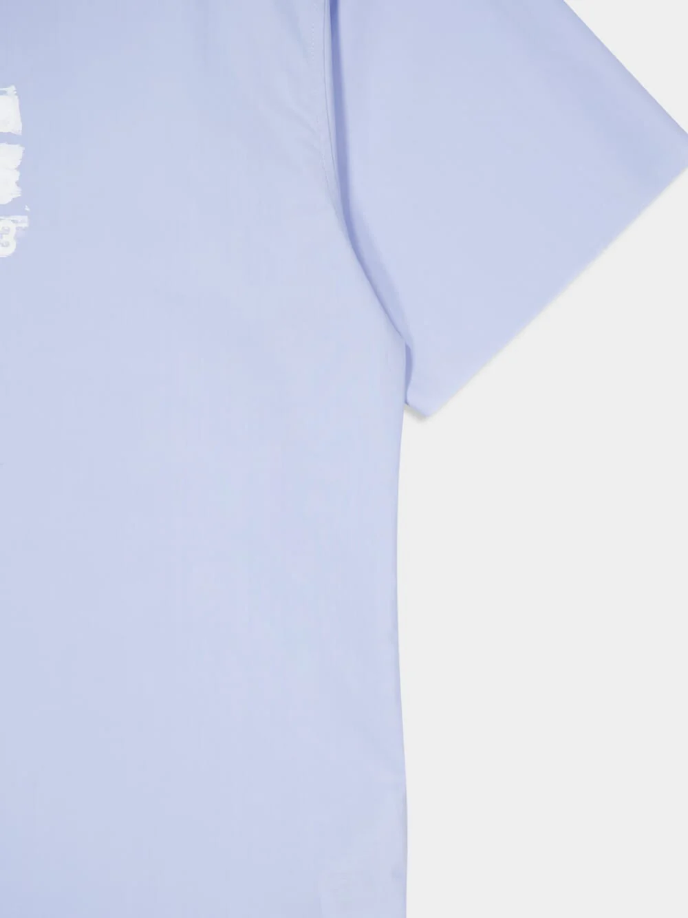 Light Blue Cotton Logo Shirt - Image 4