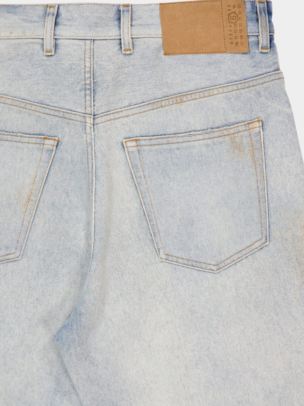 Light Blue Distressed Denim Jeans - Image 4