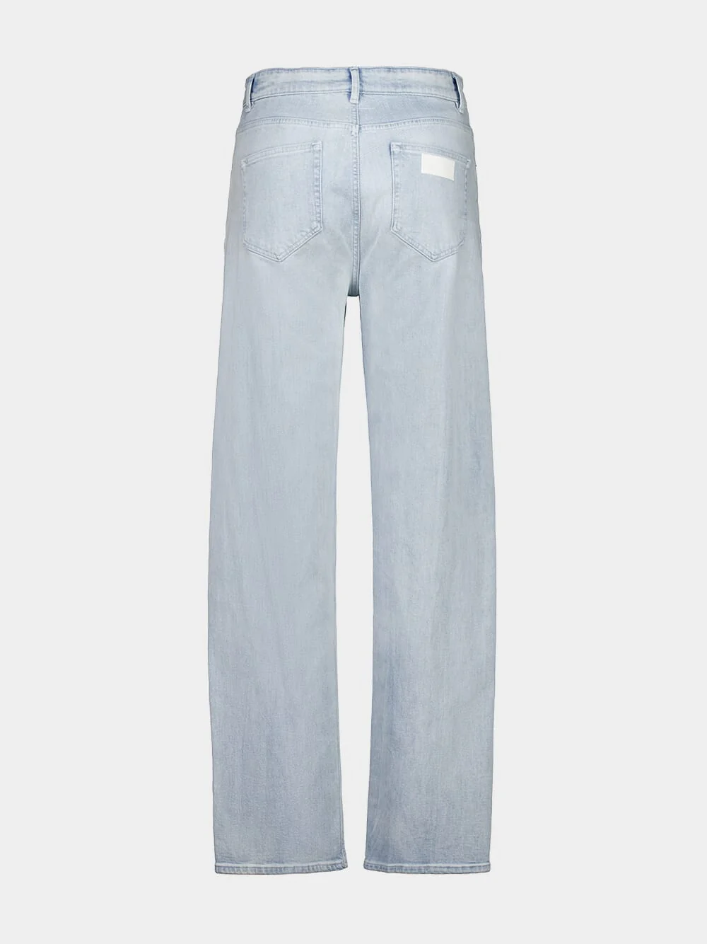 Light Blue Five-Pocket Cotton Jeans - Image 2