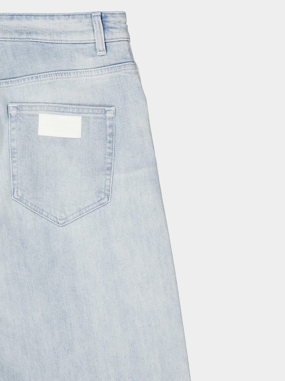 Light Blue Five-Pocket Cotton Jeans - Image 4