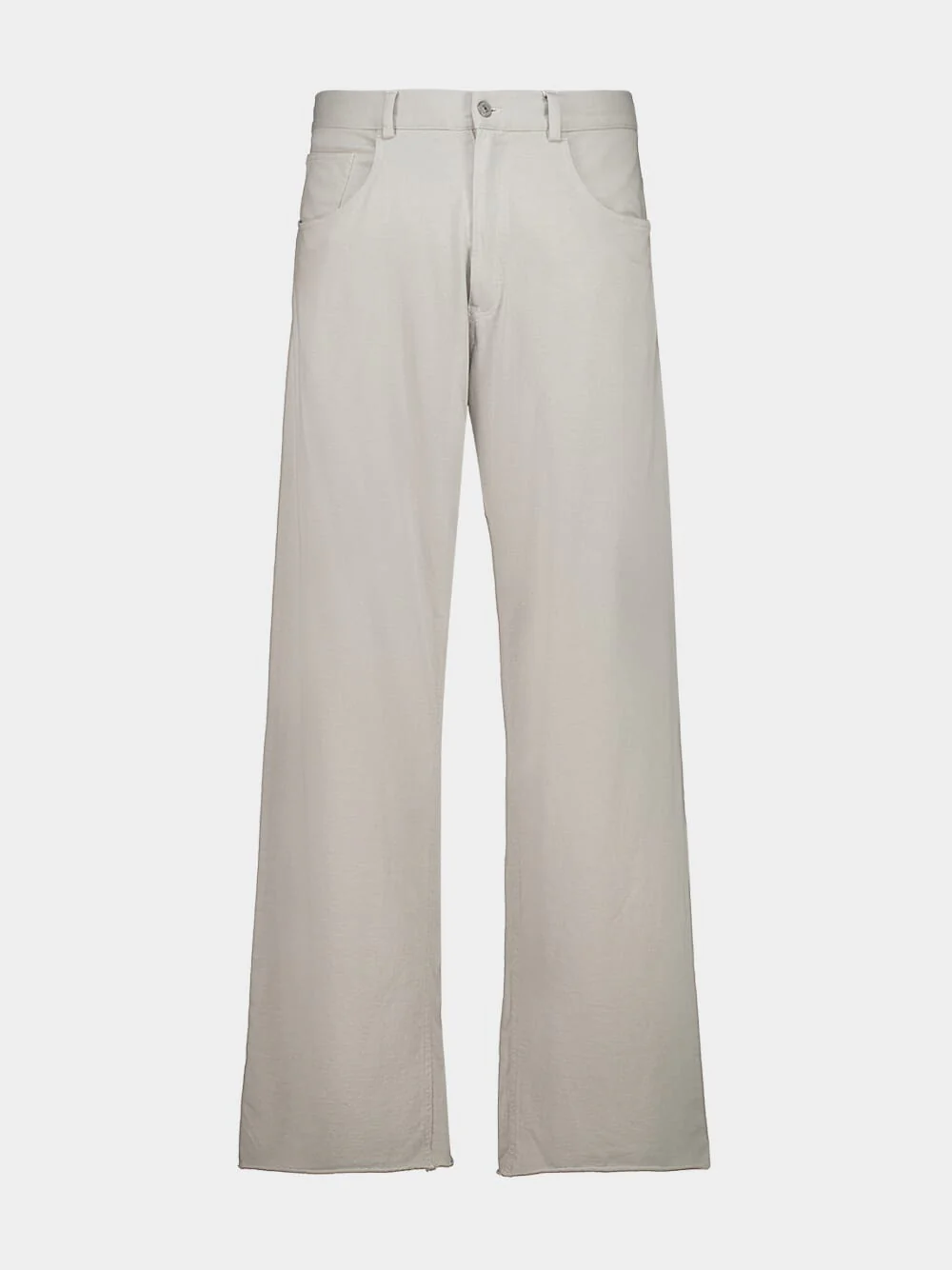 Light Grey Cotton Trousers