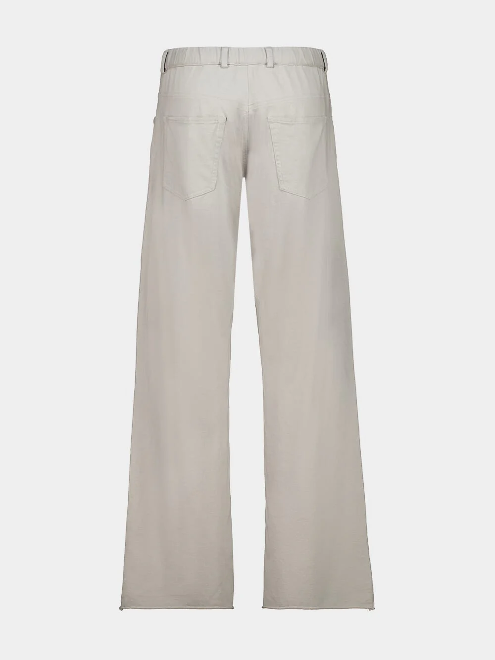 Light Grey Cotton Trousers - Image 2