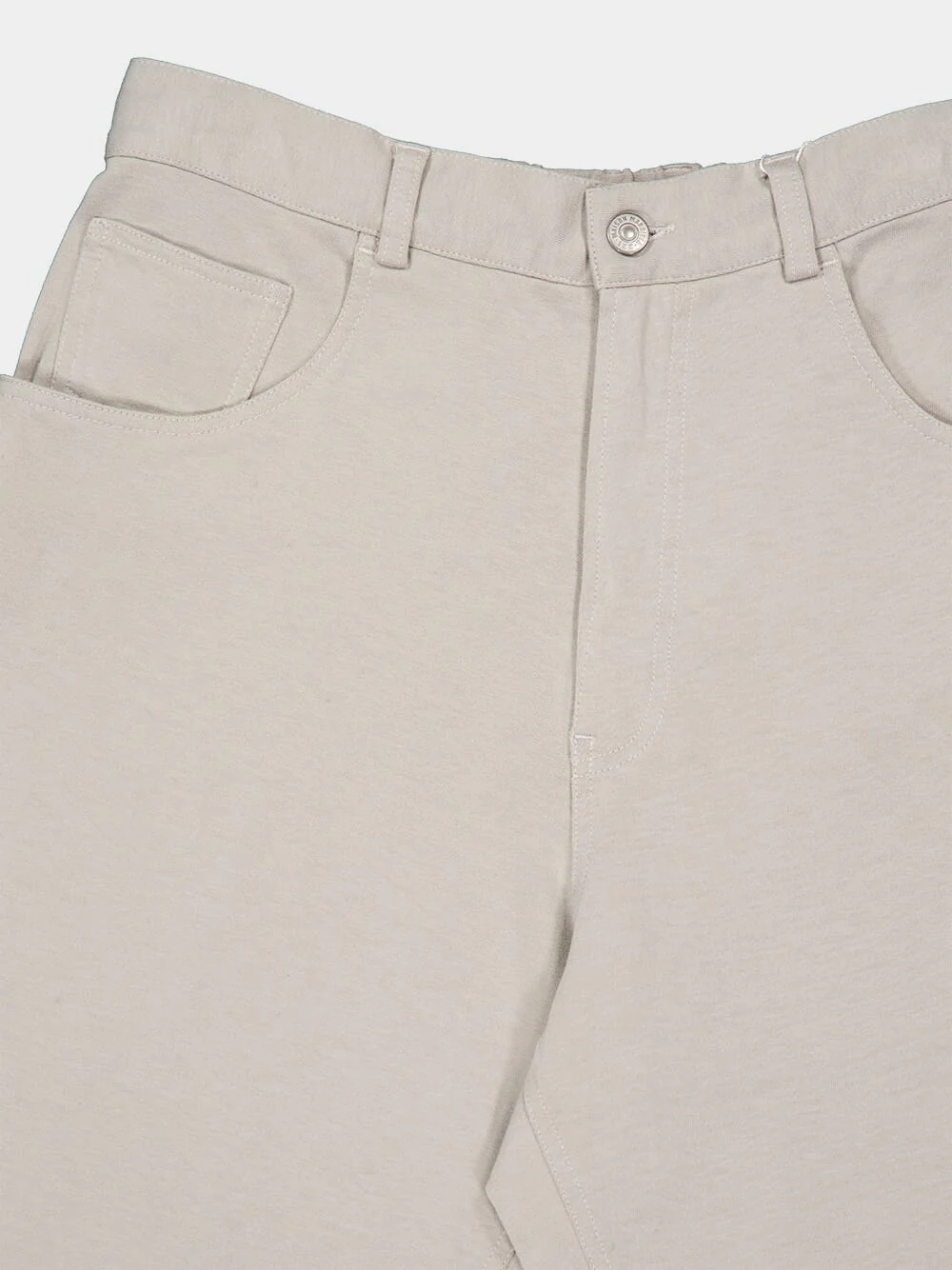 Light Grey Cotton Trousers - Image 3