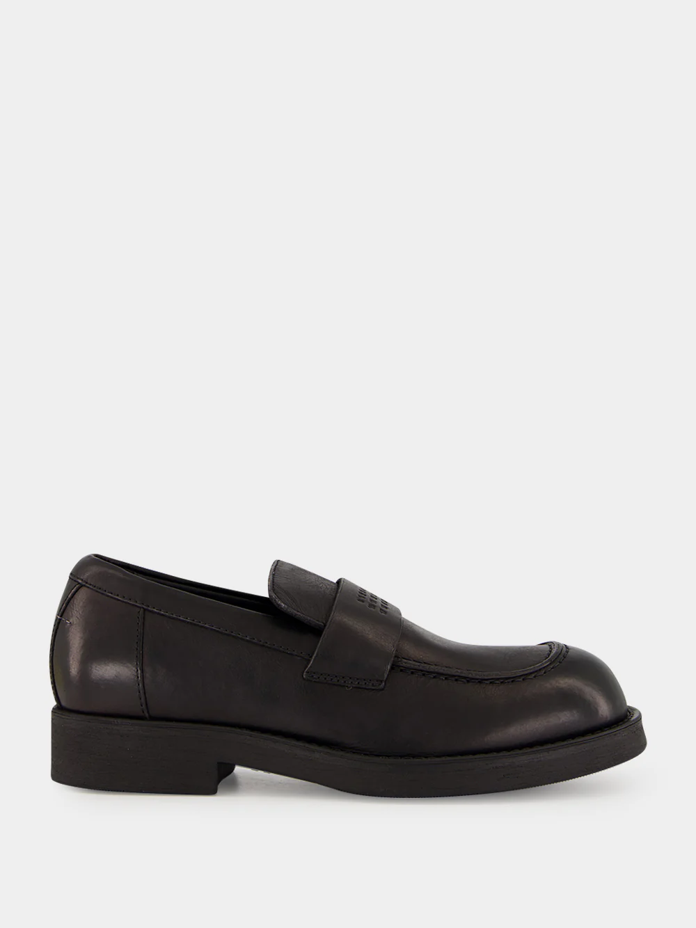 City Biker Leather Loafers