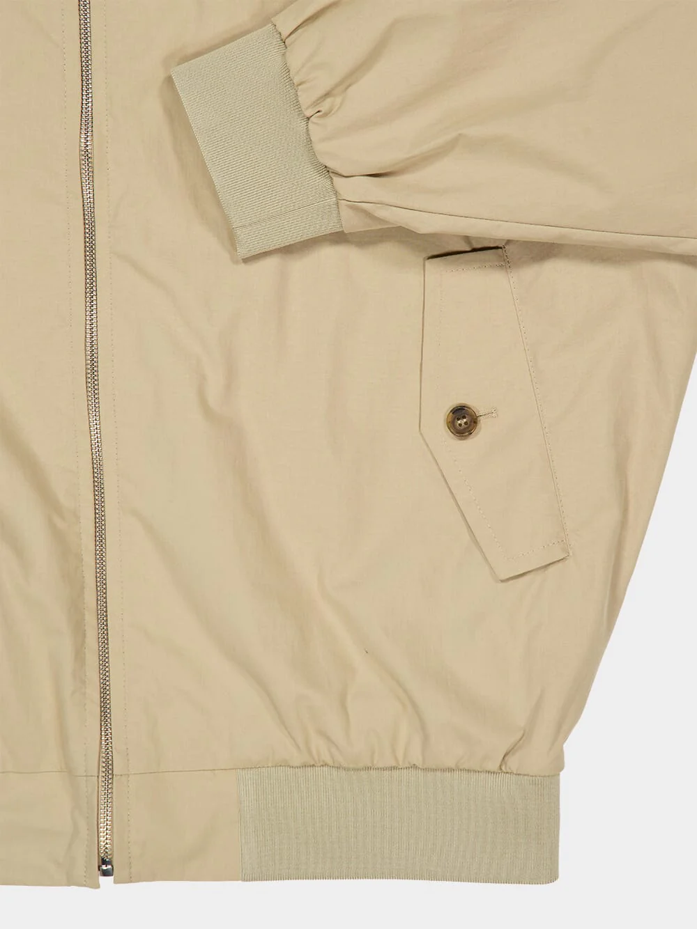 Sand Beige High-Neck Sport Jacket - Image 4