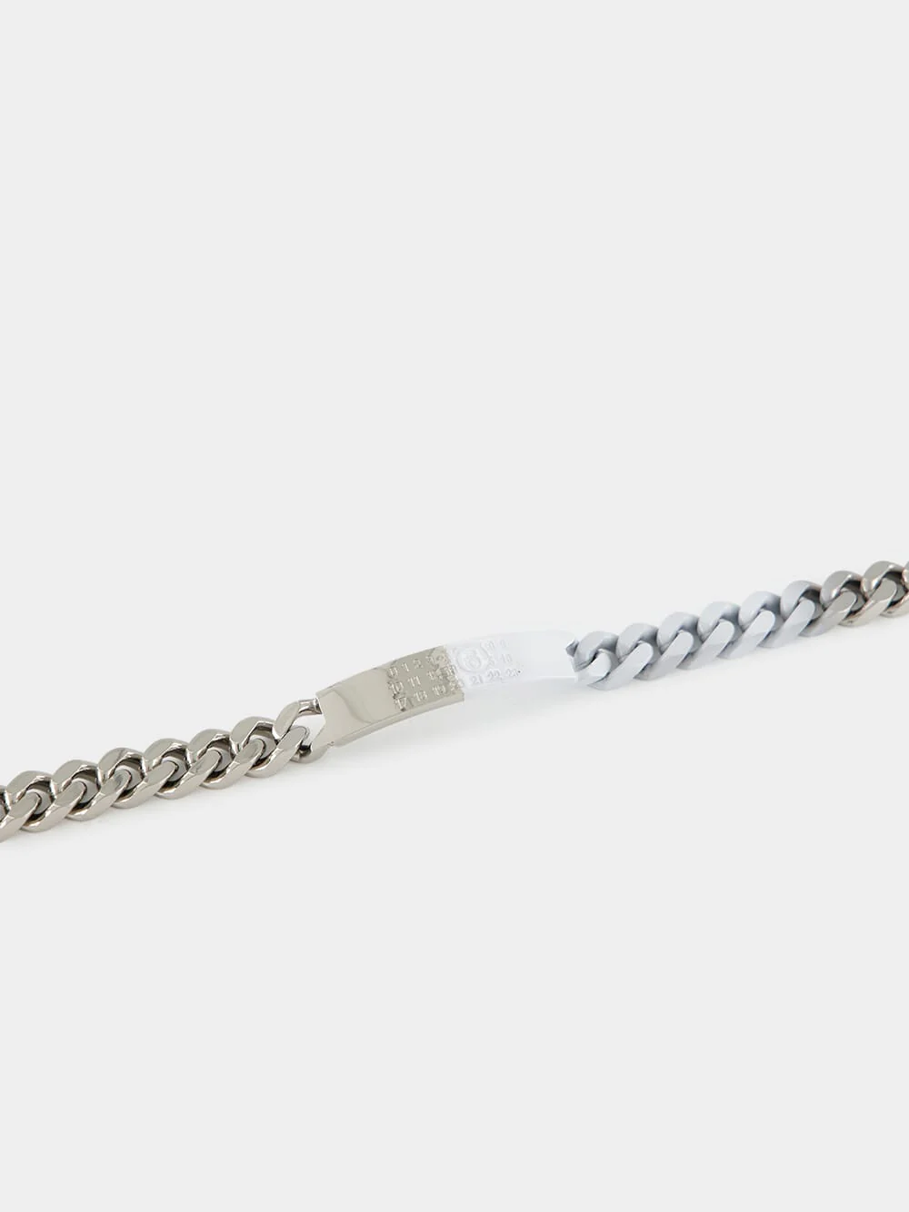 Silver Handpainted Chain Bracelet - Image 3