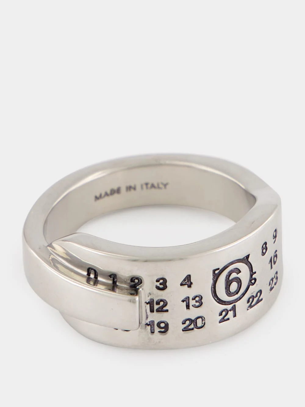 Silver Numeric Brass Ring - Image 4