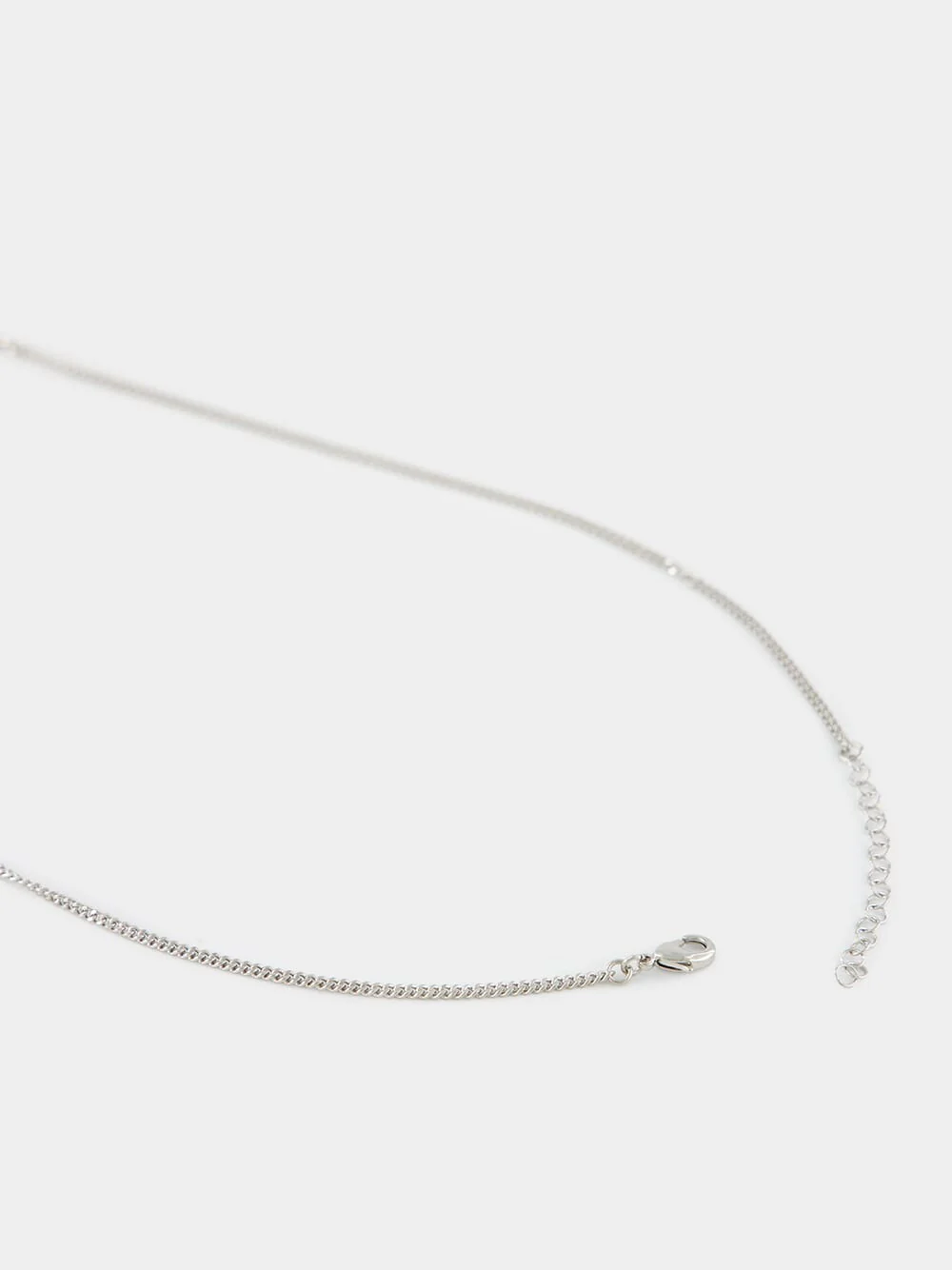 Silver Numeric Minimal Signature Necklace - Image 3