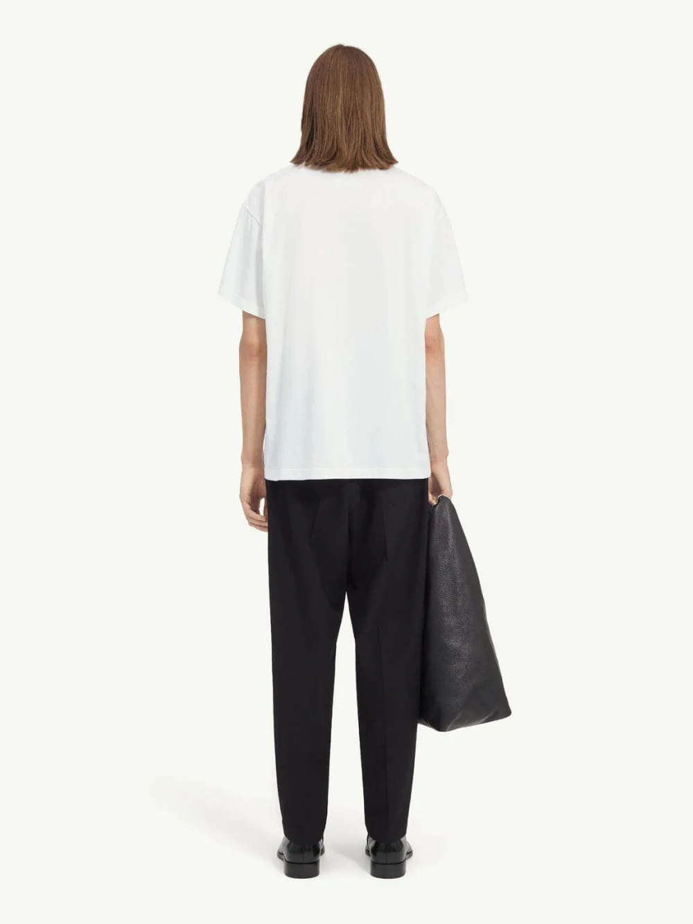 White Overdyed Script Jersey T-Shirt - Image 3