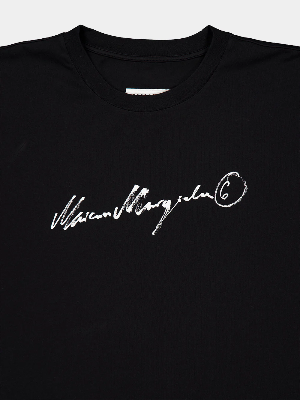 Black Overdyed Script Jersey T-Shirt - Image 3