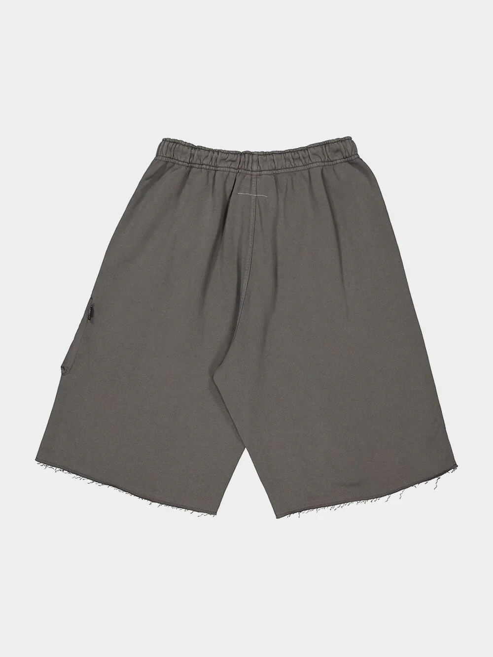 Taupe Cotton Pocket Shorts - Image 5