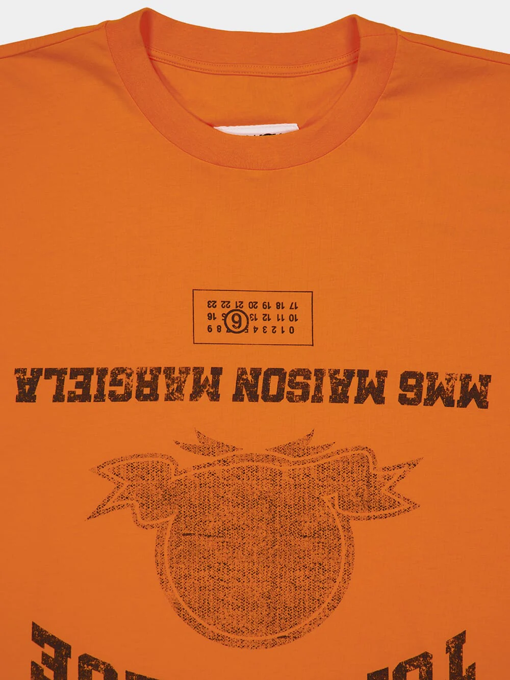Topaz Orange Crewneck T-Shirt - Image 6