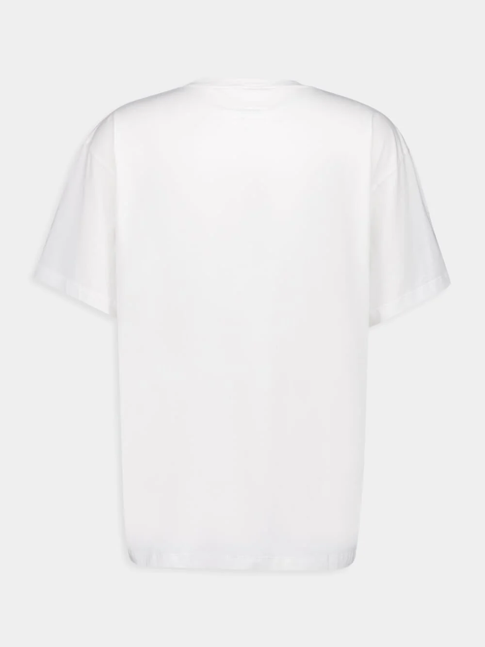 White Newspaper Print T-Shirt - Image 5