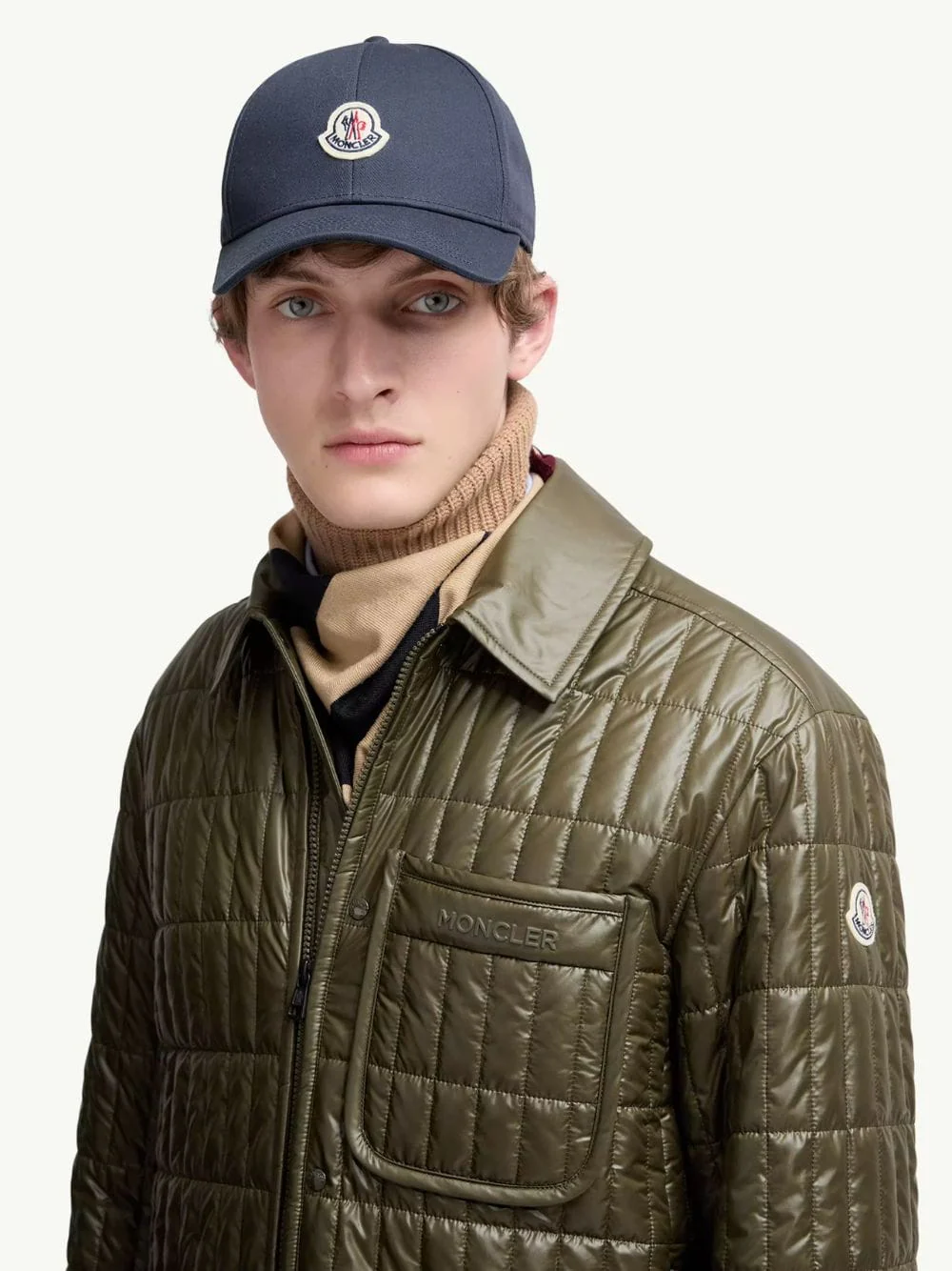 Navy Blue Cotton Gabardine Baseball Cap