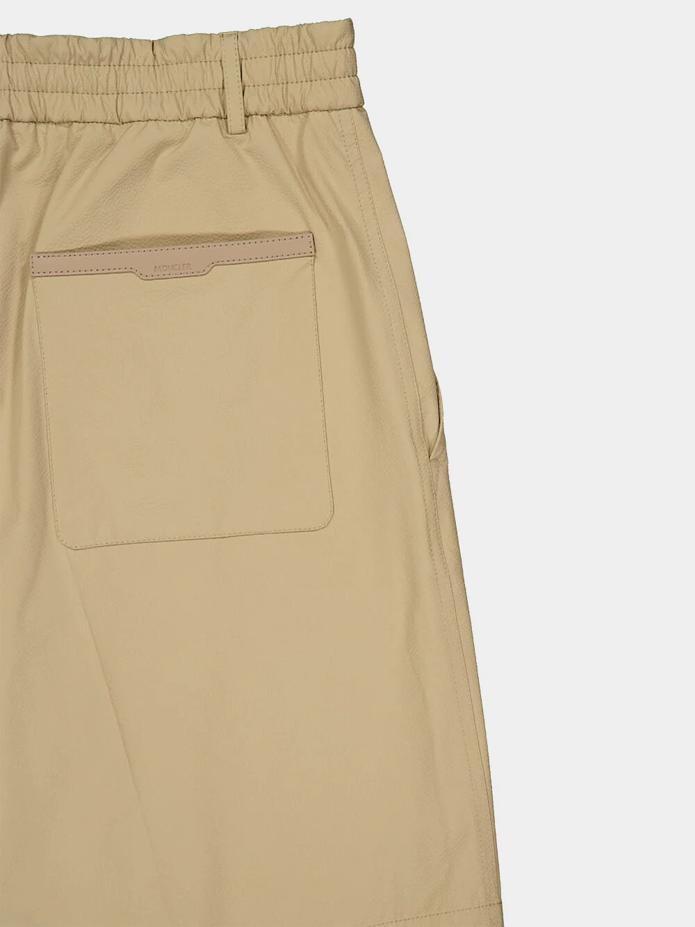 Beige Seersucker Shorts - Image 6