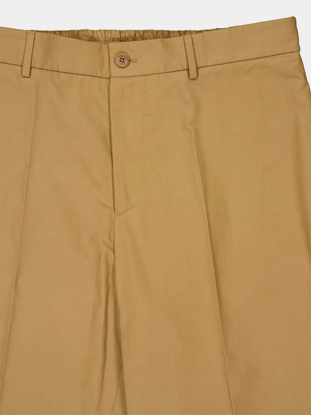 Beige Technical Cotton Blend Trousers - Image 5