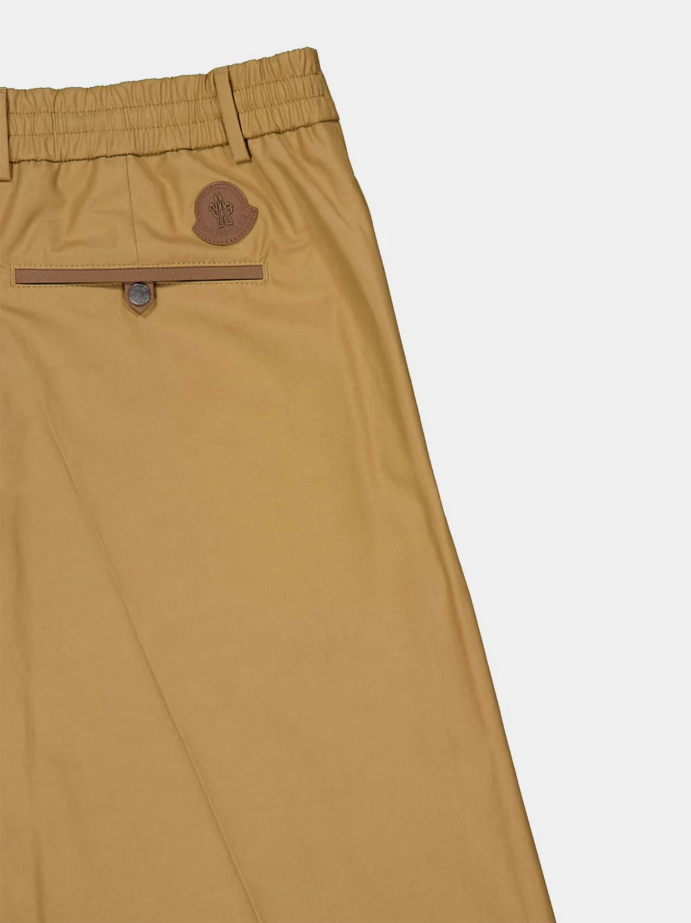 Beige Technical Cotton Blend Trousers - Image 6