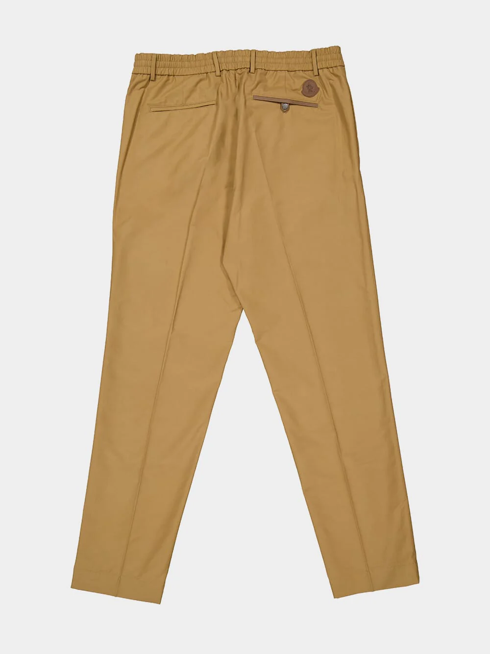 Beige Technical Cotton Blend Trousers - Image 8