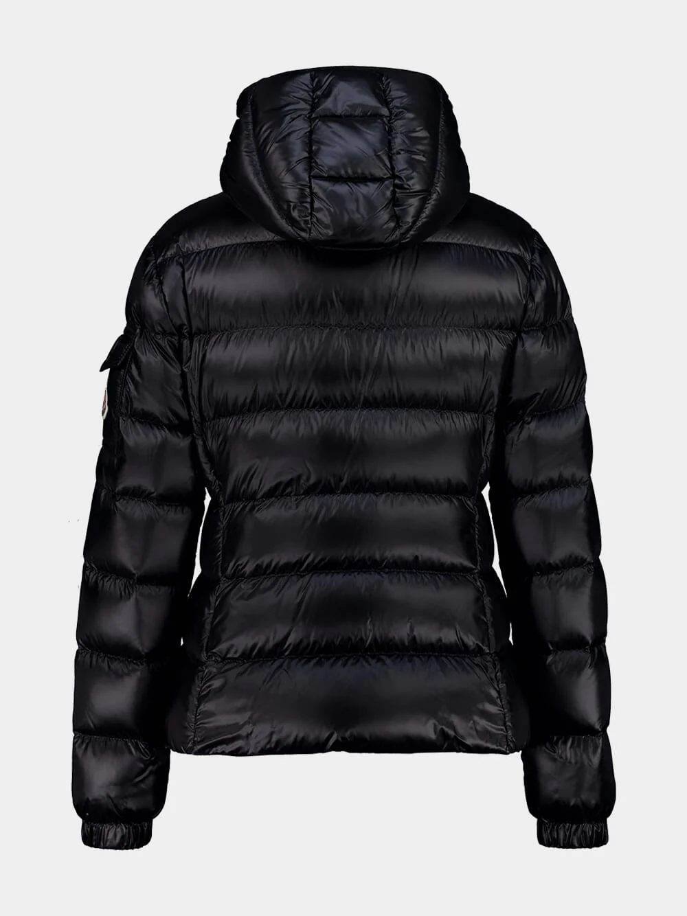 Black Glesse Hooded Short Down Jacket - Image 4
