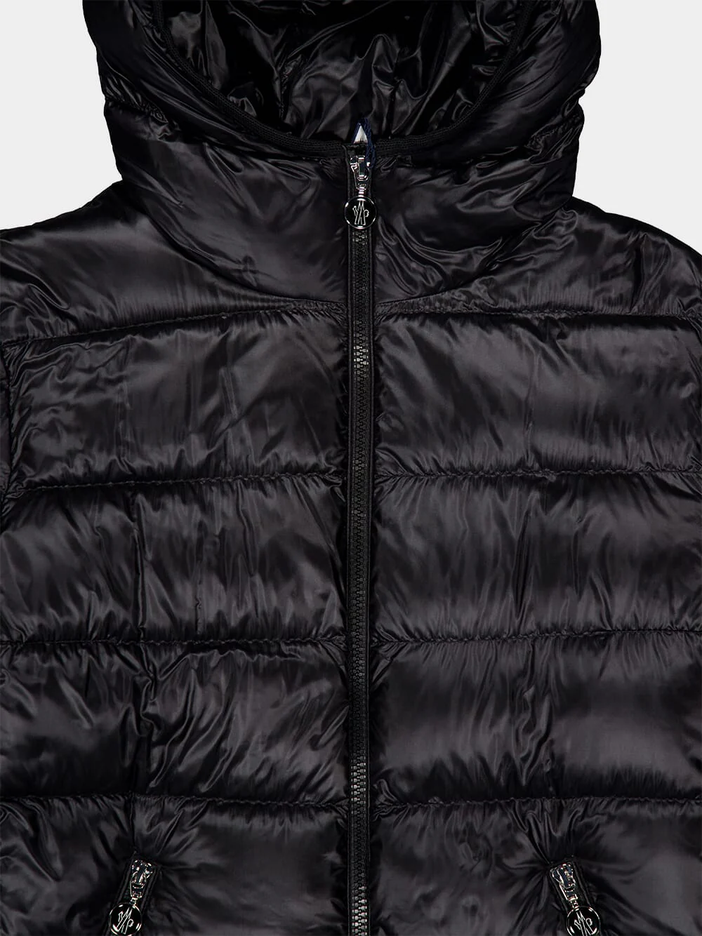 Black Glesse Hooded Short Down Jacket - Image 5