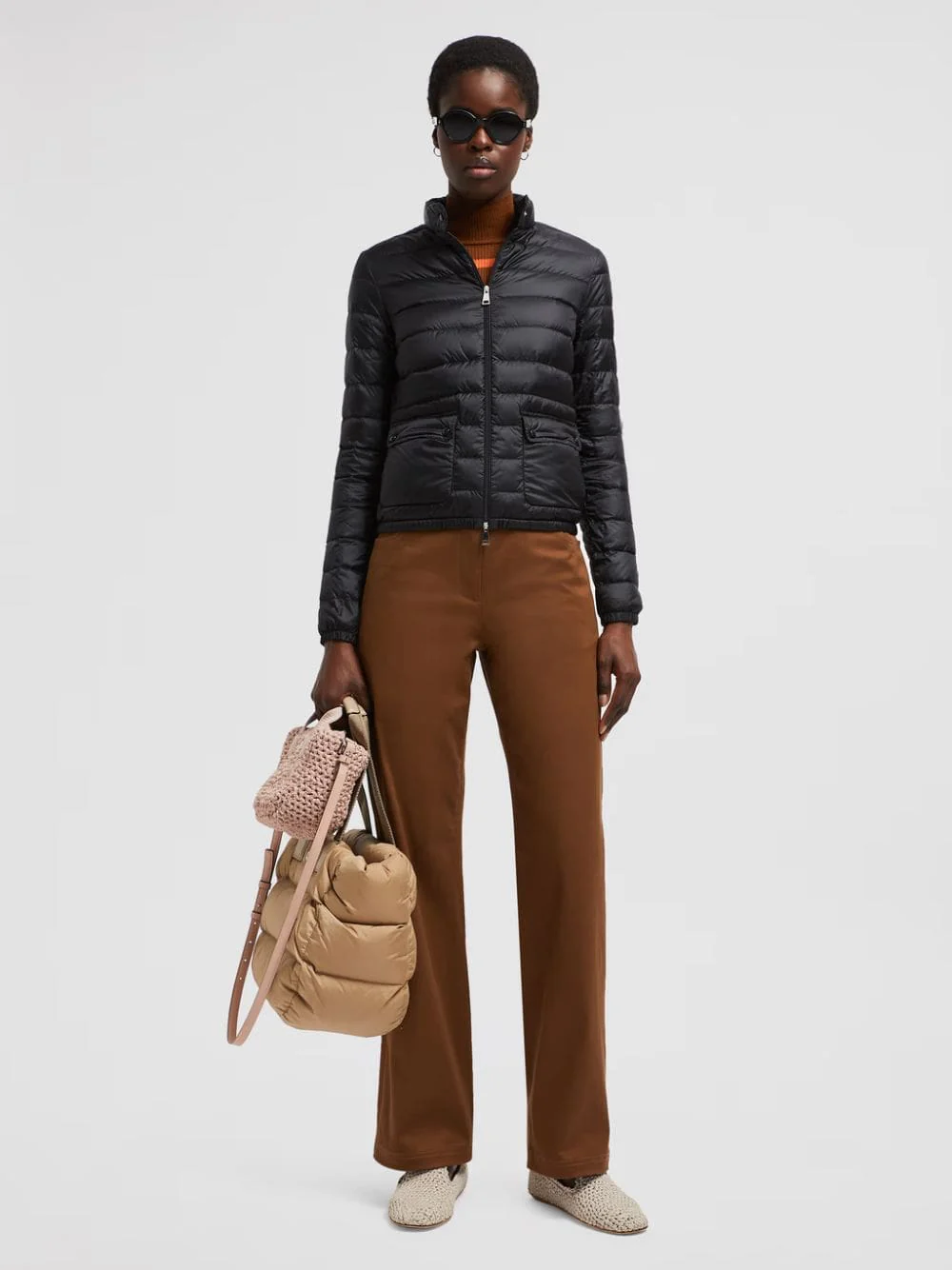 Black Lans Packable Short Down Jacket - Image 2