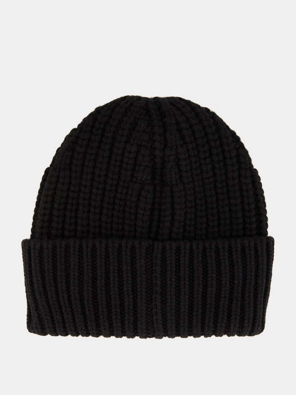 Black Wool-Cashmere Beanie - Image 2