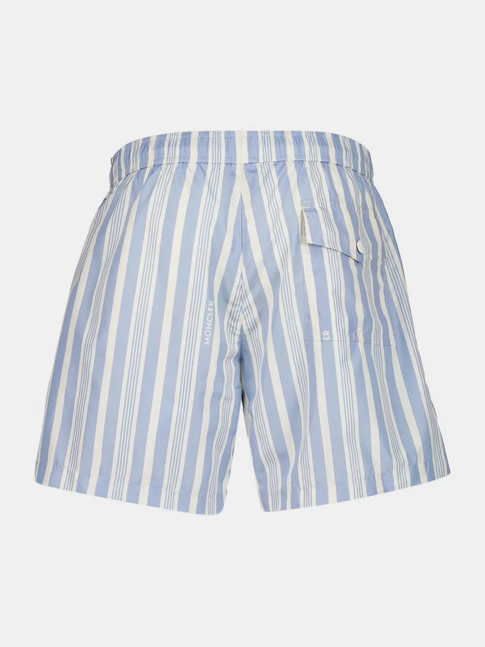 Blue Striped Swim Shorts - Image 3