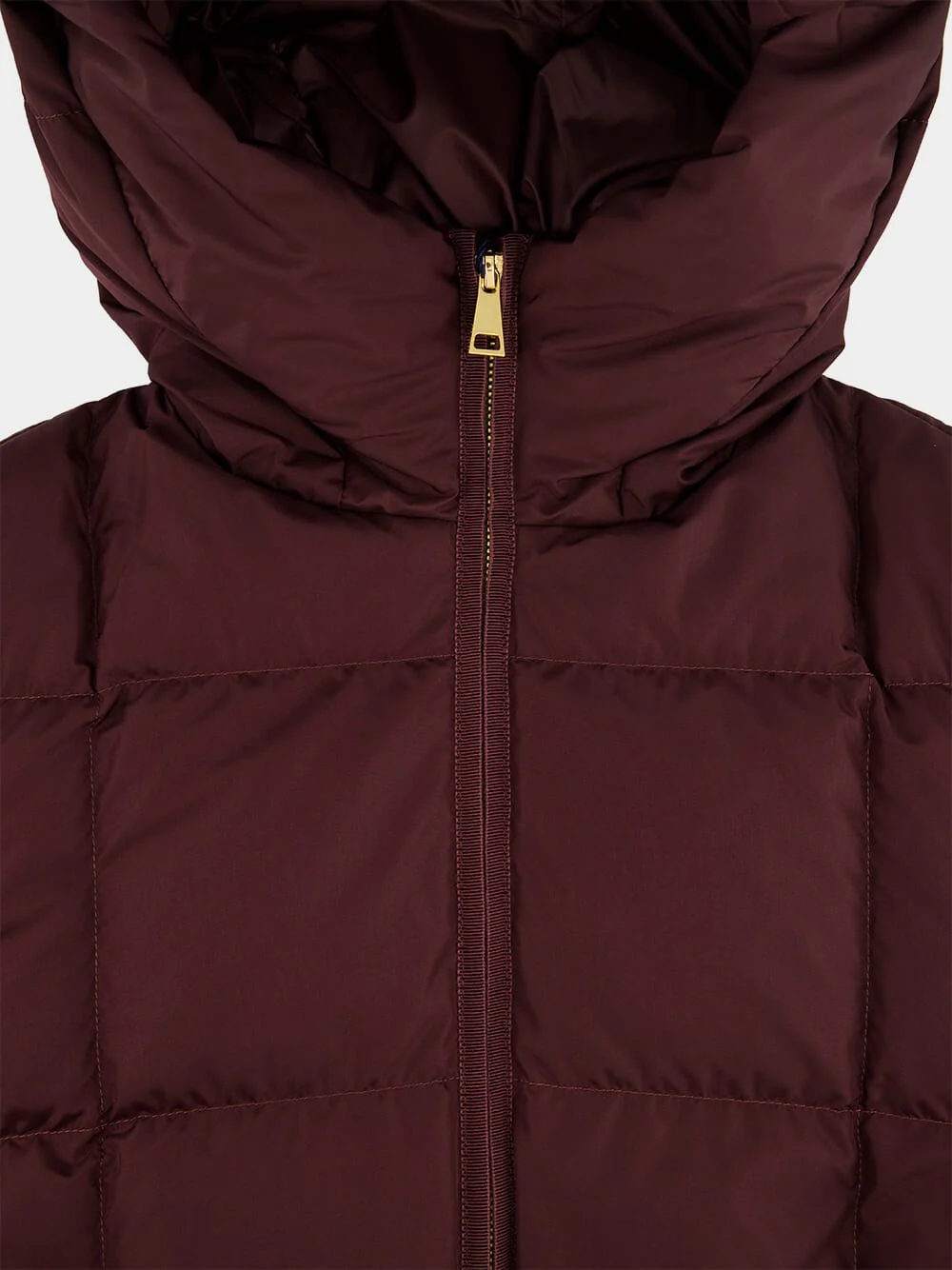 Burgundy Darbon Puffer Jacket - Image 3