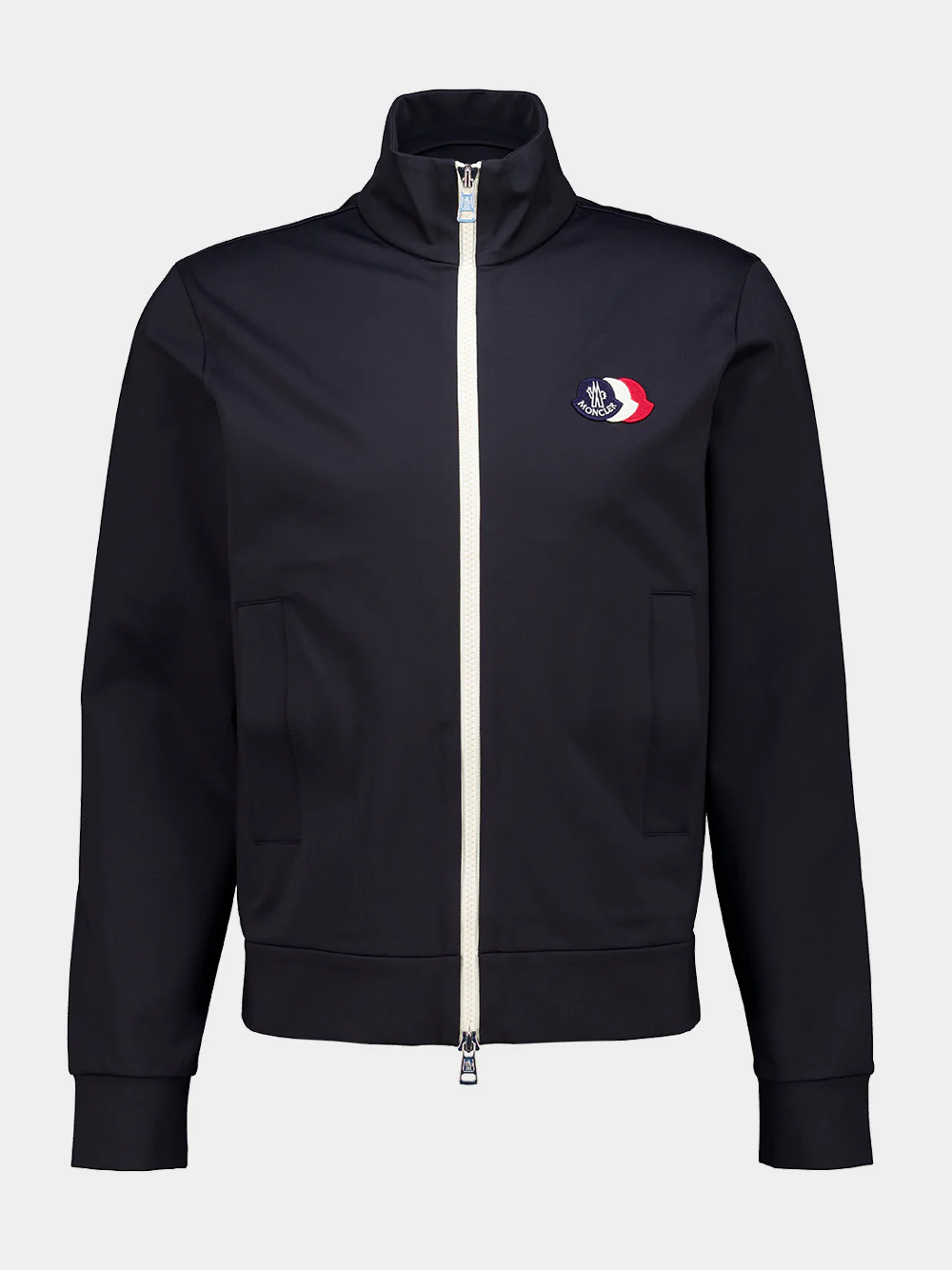 Navy Blue Logo Zip-Up Sweatshirt - Image 2