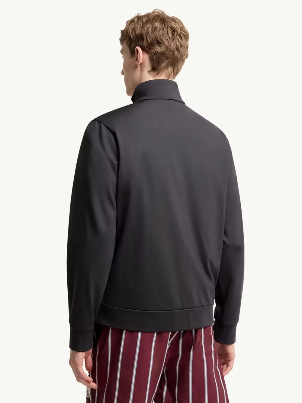Navy Blue Logo Zip-Up Sweatshirt - Image 3
