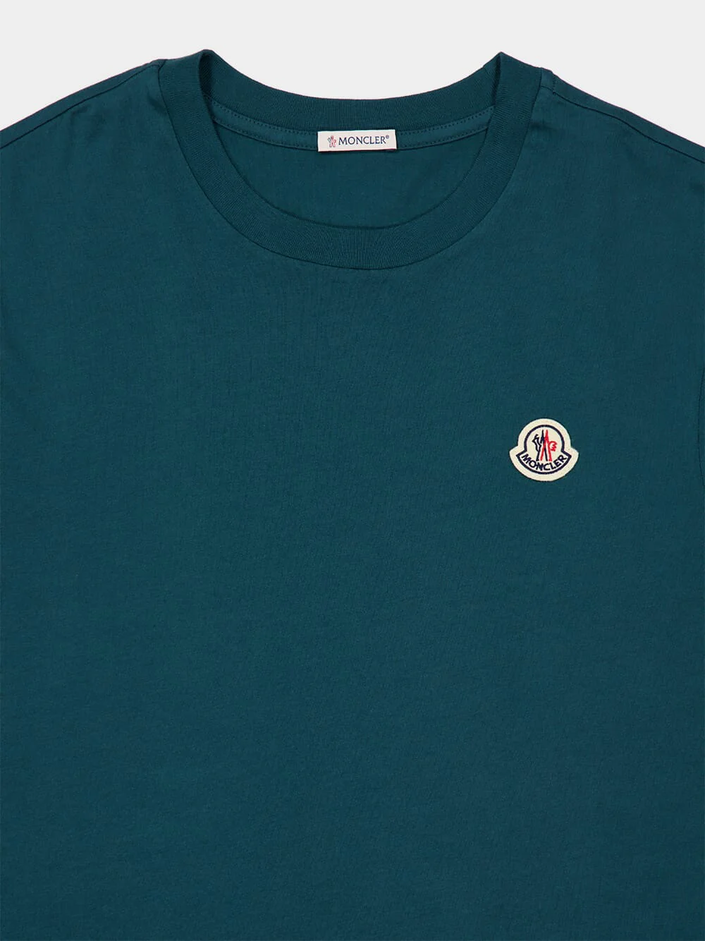 Cotton Logo T-Shirt Trio in White Black and Green - Image 10