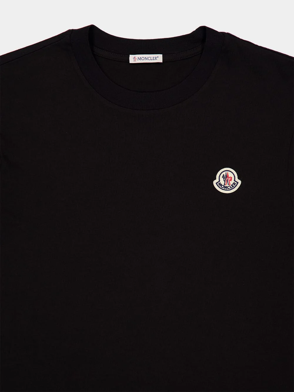 Cotton Logo T-Shirt Trio in White Black and Green - Image 8