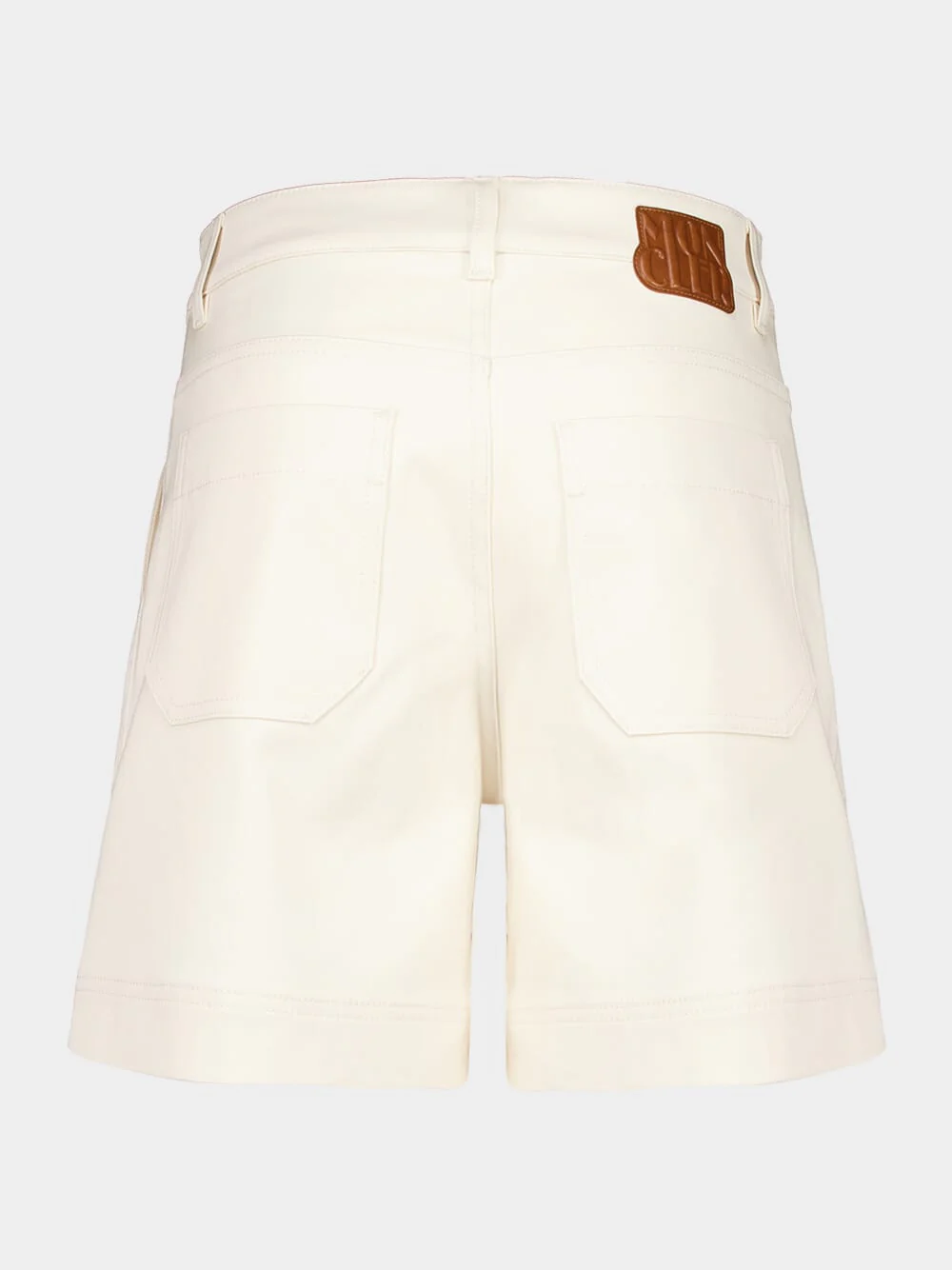 Ivory Casual Cotton Shorts - Image 2