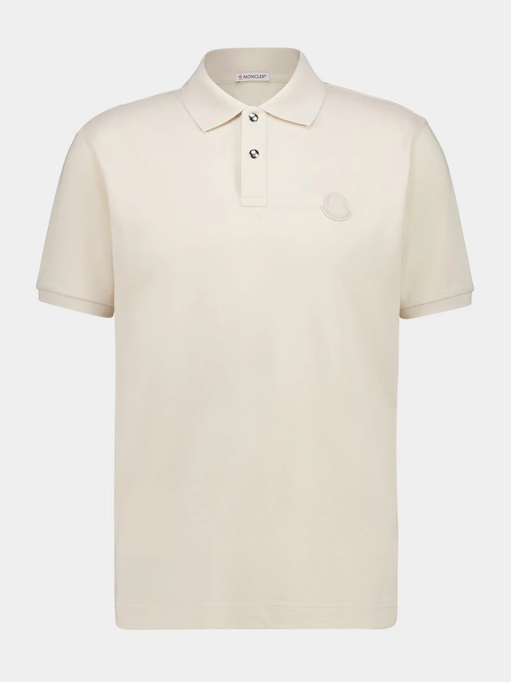 Light Beige Cotton Polo Shirt