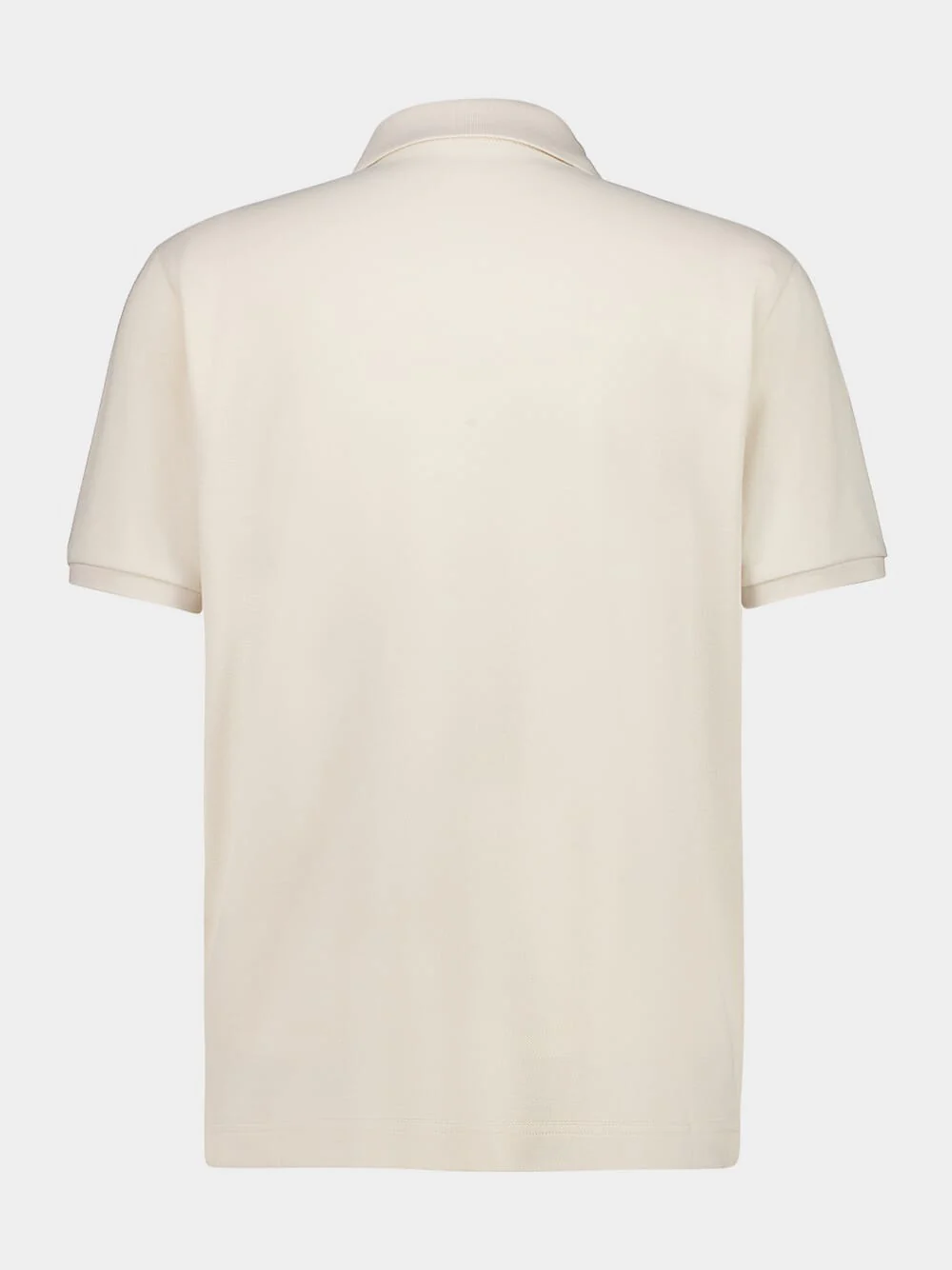 Light Beige Cotton Polo Shirt - Image 2